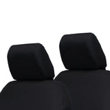 Bartact Jeep Wrangler Seat Covers Black Head Rest Covers (PAIR) for 2011-18 Jeep Wrangler JK 2 Door Rear Bench