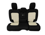 Bartact Jeep Wrangler Seat Covers black / khaki / Same as insert Color Rear Bench Tactical Seat Covers for Jeep Wrangler 4XE JLU 2021+ 4 Door | BARTACT | WITH Fold Down Armrest ONLY! (4XE Edition ONLY!) w/ MOLLE