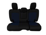 Bartact Jeep Wrangler Seat Covers black / navy / Same as insert Color Rear Bench Tactical Seat Covers for Jeep Wrangler JLU 2018-22 4 Door - BARTACT  - WITH Fold Down Armrest ONLY! (NOT for 4XE Edition) w/ MOLLE