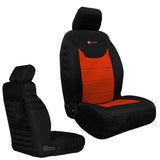 Bartact Jeep Wrangler Seat Covers black / orange / Same as insert Color Front Tactical Seat Covers for Jeep Wrangler JK & JKU 2013-18 BARTACT (PAIR) w/ MOLLE - Non SRS Air Bag Compliant