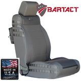 Bartact Jeep Wrangler Seat Covers graphite / graphite Front Tactical Seat Covers for Jeep Wrangler JK & JKU 2007-10 BARTACT (PAIR) w/ MOLLE - Non SRS Air Bag Compliant