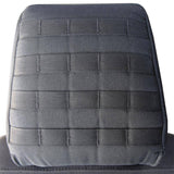 Bartact Jeep Wrangler Seat Covers Graphite MOLLE Headrest Covers - Tactical 2011-18 Jeep Wrangler JK 2 Door Bench Seat (PAIR)