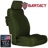 Bartact Jeep Wrangler Seat Covers olive drab / olive drab Front Tactical Seat Covers for Jeep Wrangler JK & JKU 2007-10 BARTACT (PAIR) w/ MOLLE - Non SRS Air Bag Compliant
