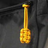 Bartact Miscellaneous 5 / Dozer Yellow Paracord Zipper Pulls (w/ key ring) - qty 5 - Hand Woven USA 550 Paracord - Bartact