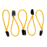 Bartact Miscellaneous 5 / Dozer Yellow Paracord Zipper Pulls w/ plastic pull - qty 3 OR 5 - Made in USA 550 Paracord