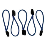 Bartact Miscellaneous 5 / Navy Blue-Midnight Paracord Zipper Pulls w/ plastic pull - qty 3 OR 5 - Made in USA 550 Paracord