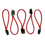 Bartact Miscellaneous 5 / Red Paracord Zipper Pulls w/ plastic pull - qty 3 OR 5 - Made in USA 550 Paracord