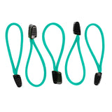 Bartact Miscellaneous 5 / Teal Paracord Zipper Pulls w/ plastic pull - qty 3 OR 5 - Made in USA 550 Paracord