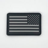 Bartact Miscellaneous American Flag Patch PVC Rubber w/ Color Options - USA Flag Patch, Thin Blue Line Patch, Thin Red Line Patch 2" x 3" w/ Velcro/Hook backing