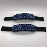 Bartact Miscellaneous Blue Camo Adjustable Paracord Door Limiting Straps (pair of 2) for 1976-06 Jeep Wrangler CJ, YJ, TJ