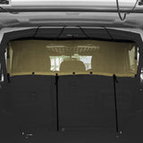 Bartact Miscellaneous Tan Bartact Cargo/Pet Barrier Divider Shade- Jeep Wrangler JLU Rear Bench Upper (PAT PENDING)