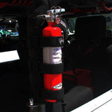 Bartact Roll Bar Accessories Black Fire Extinguisher Roll Bar Mount for padded Roll Bars - Universal for 2.5-5 LB Fire Extinguishers - Bartact