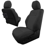Bartact Toyota Tacoma Seat Covers black / black Front Tactical Seat Covers for Toyota Tacoma 2020-22 All Models w/ Electric Driver / Manual Passenger Seat (TRD & Non-TRD) Bartact - w/ MOLLE (Pair)