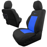Bartact Toyota Tacoma Seat Covers black / blue Front Tactical Seat Covers for Toyota Tacoma 2020-22 All Models w/ Electric Driver / Manual Passenger Seat (TRD & Non-TRD) Bartact - w/ MOLLE (Pair)