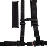 Bartact UTV Seat Belts, 2" x 2" 4 Point Harness w/ Automotive Buckle, removable shoulder pads - Black - by Bartact SKU SB2X2-A-B