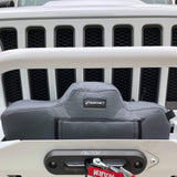 Bartact Winch Covers Graphite / Fabric Winch Cover for Warn VR EVO, New Gen VR 10 and 12 - PATENT PENDNG - BARTACT