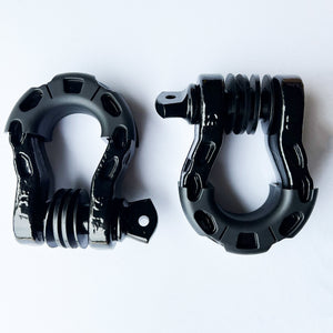 Bull Strap Recovery Red Bull Strap 3/4" HEAVY DUTY 8T D-Ring Shackle Kit w/ Isolators & Washers - qty 2