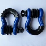 Bull Strap Recovery Bull Strap 3/4" 5T D-Ring Shackle Kit w/ Isolators & Washers - qty 2